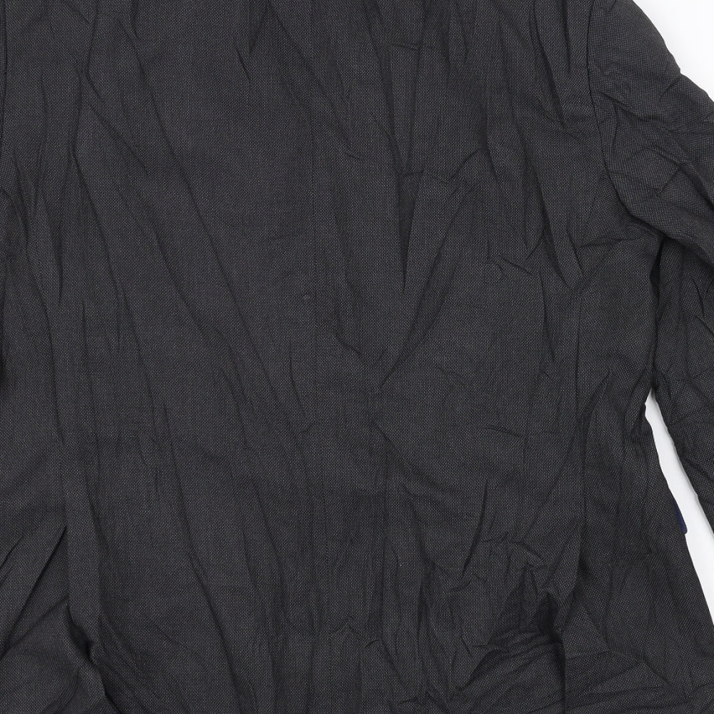 Marks and Spencer Mens Black   Jacket Suit Jacket Size 44
