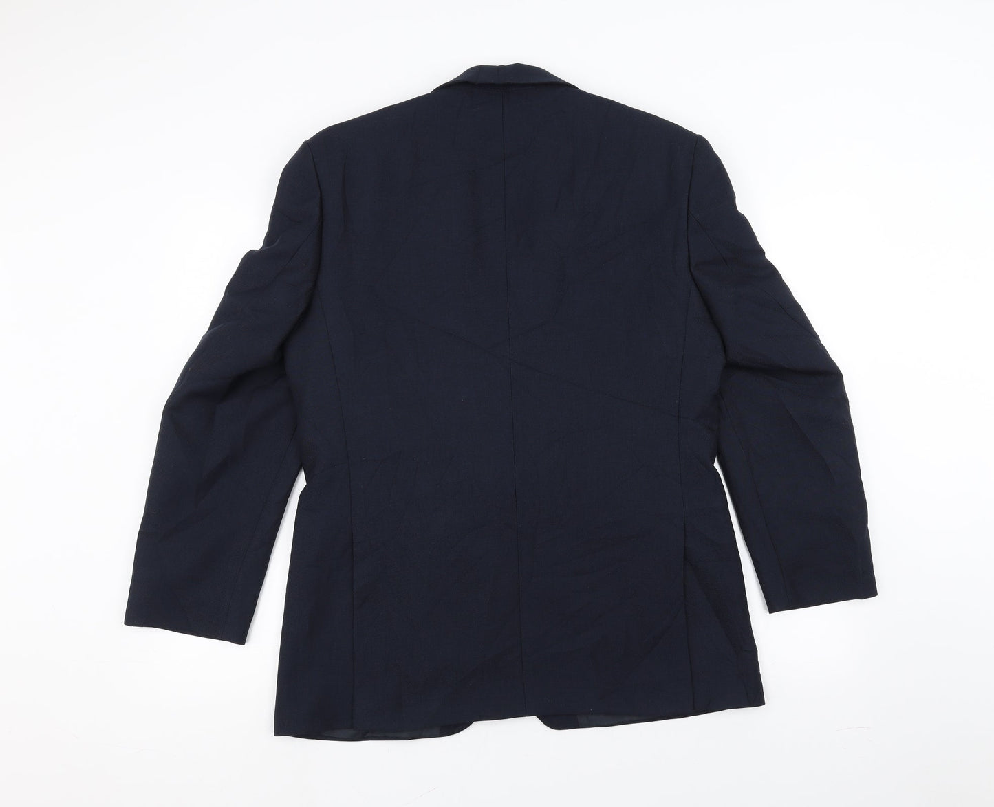 Pinstripe Mens Blue   Jacket Suit Jacket Size 38