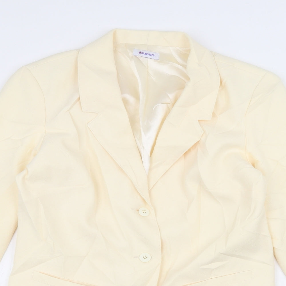Damart Womens White   Jacket  Size 14