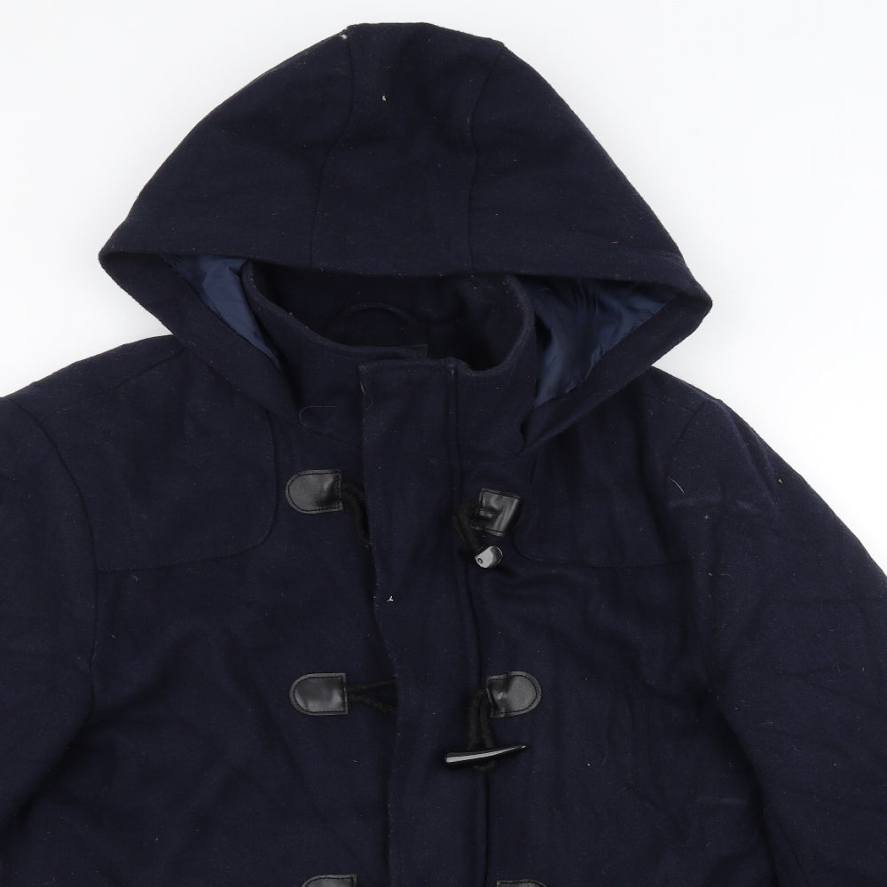 Twisted Soul Womens Blue   Parka Coat Size M