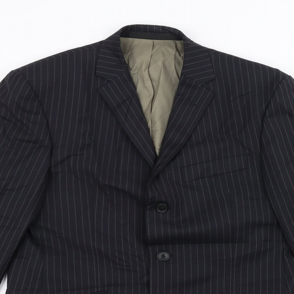 Marks and Spencer Mens Blue   Jacket Suit Jacket Size 38
