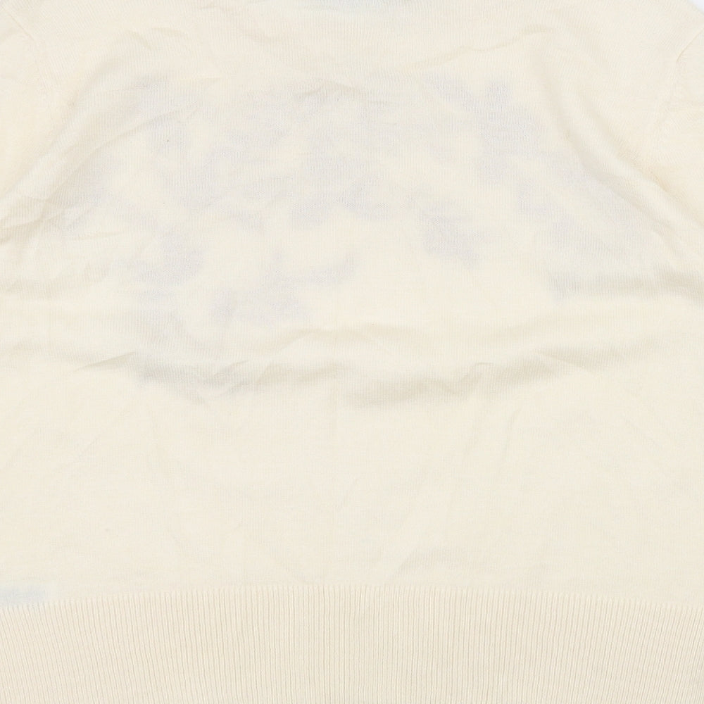 Marks and Spencer Womens White   Pullover Jumper Size 12
