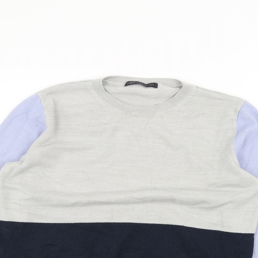 Marks and Spencer Womens Blue   Pullover Jumper Size 12