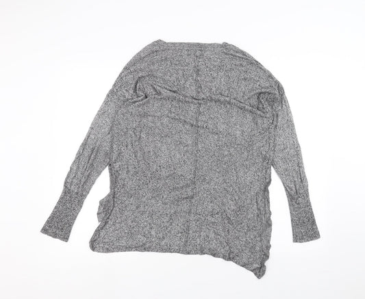 Poof Womens Grey   Pullover Jumper Size M