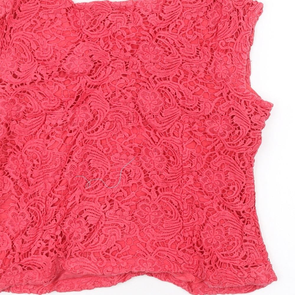 pomodoro Womens Pink   Pullover Jumper Size 16