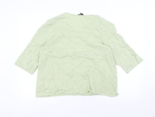 EURECO Womens Green   Basic T-Shirt Size 18