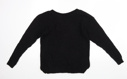 Boohoo Womens Black   Cardigan Jumper Size S
