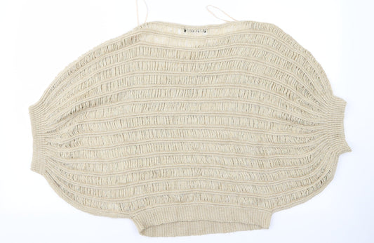 zupie Womens Beige   Pullover Jumper Size 2