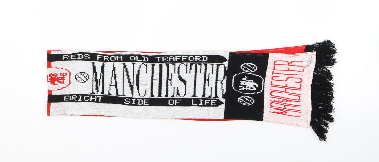 Manchester Unisex White    Scarf   - Manchester United