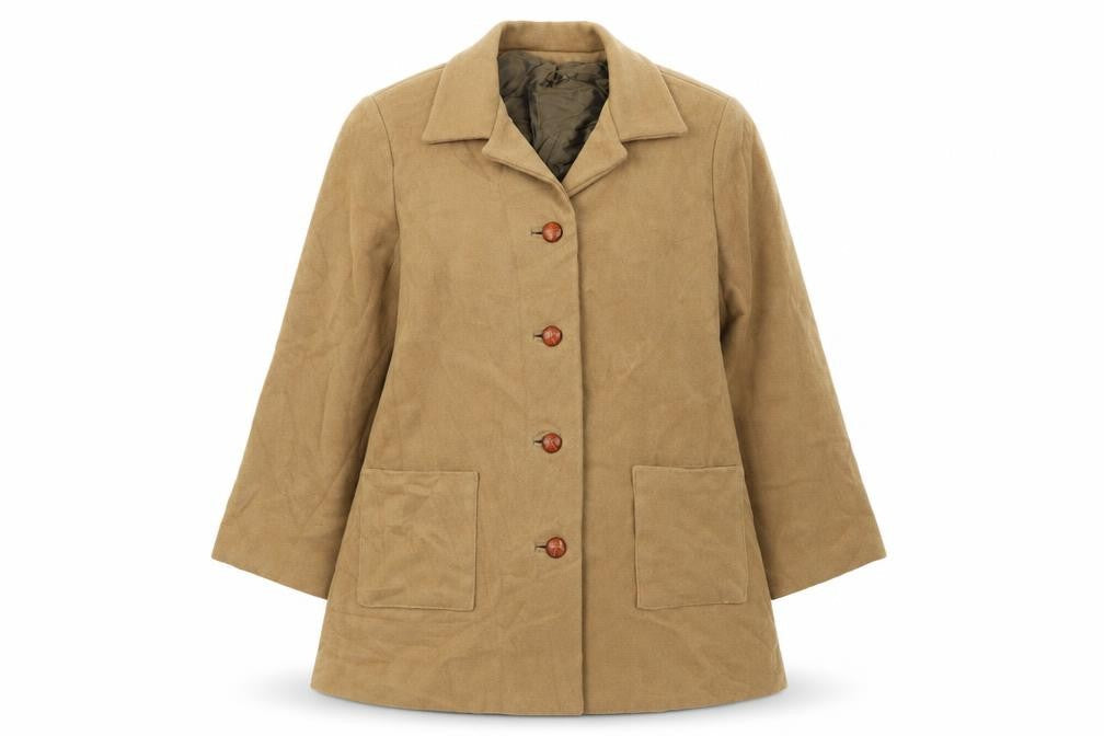Preworn Womens Beige   Parka Jacket Size XL