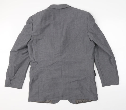 Preworn Mens Grey   Jacket Suit Jacket Size 42