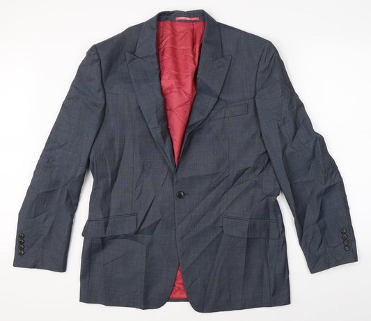 Preworn Mens Grey   Jacket Suit Jacket Size 42