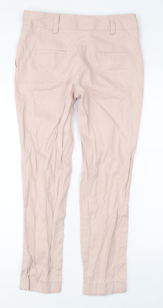 NEXT Womens Pink   Straight Jeans Size 8 L25 in