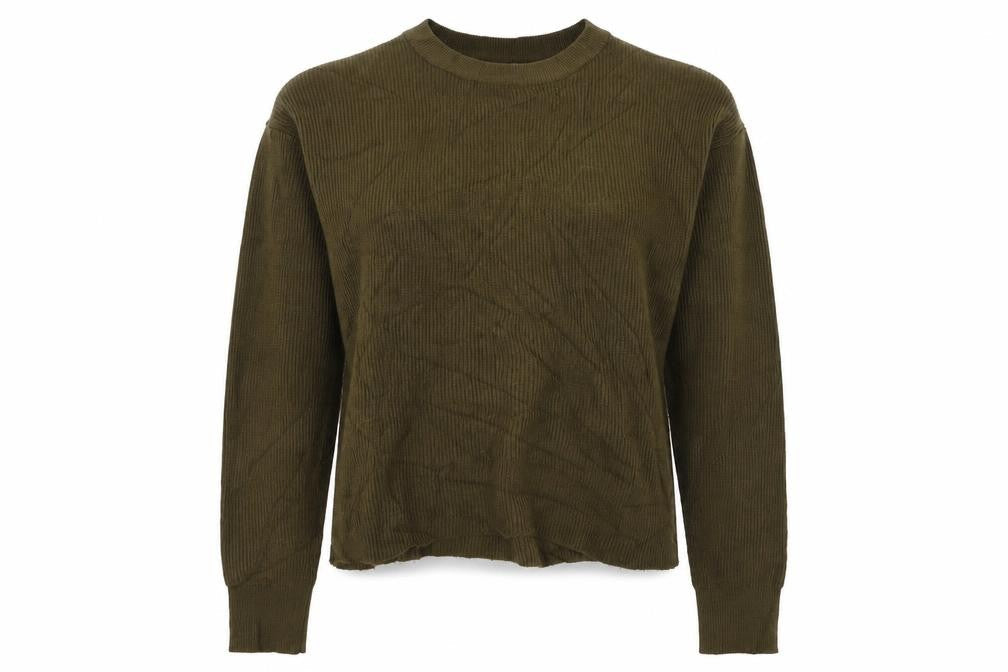 Mango Womens Green  Knit Pullover Jumper Size 8