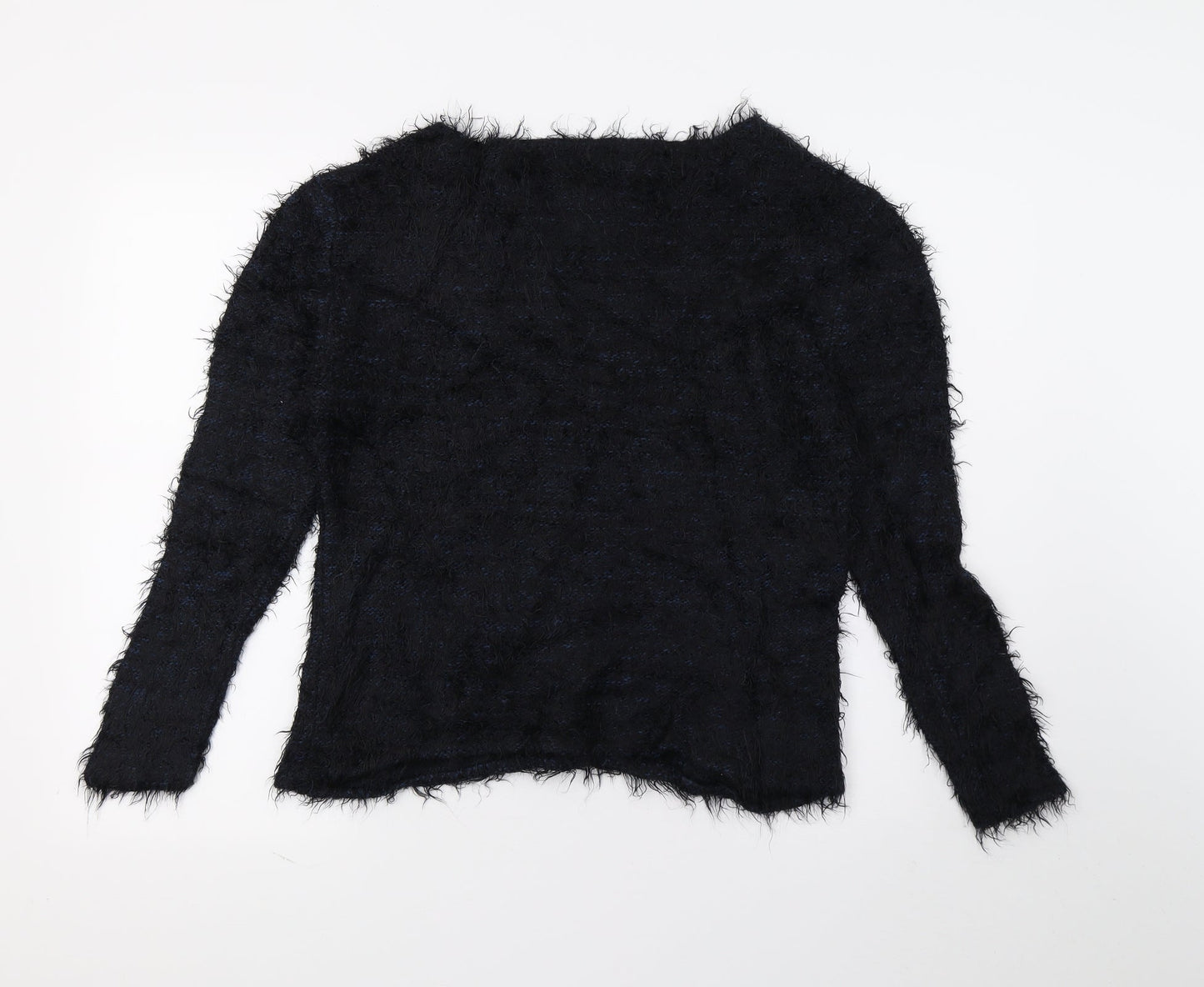 Guimanos Womens Black  Knit Pullover Jumper Size M