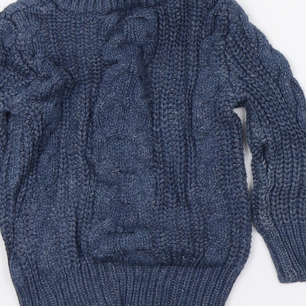 Gap Boys Blue  Knit Pullover Jumper Size 2 Years