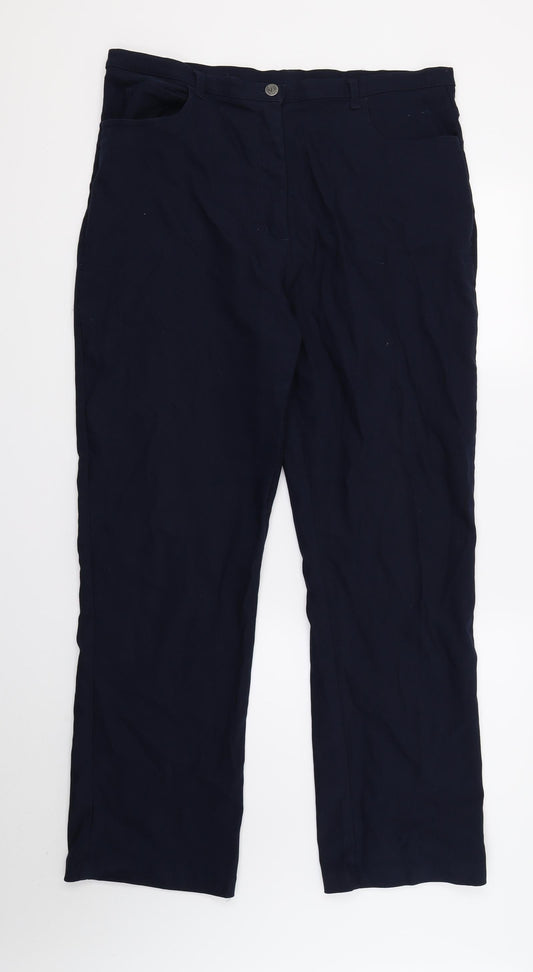 PARA Womens Blue   Trousers  Size 18 L30 in