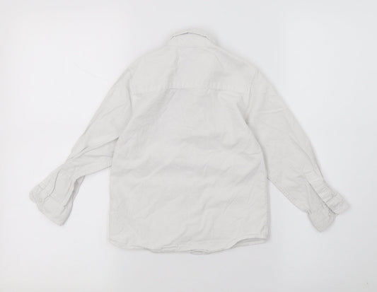 Primark Boys White   Basic Button-Up Size 4-5 Years