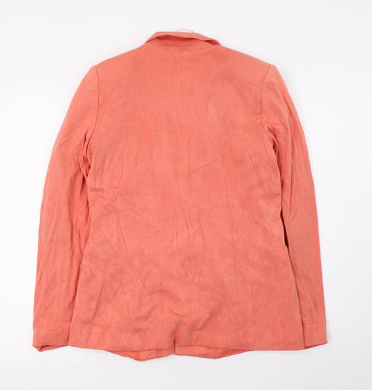 Oasis Womens Orange   Jacket Blazer Size 8