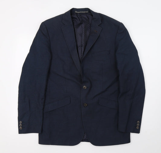 M&S Mens Blue   Jacket Suit Jacket Size M