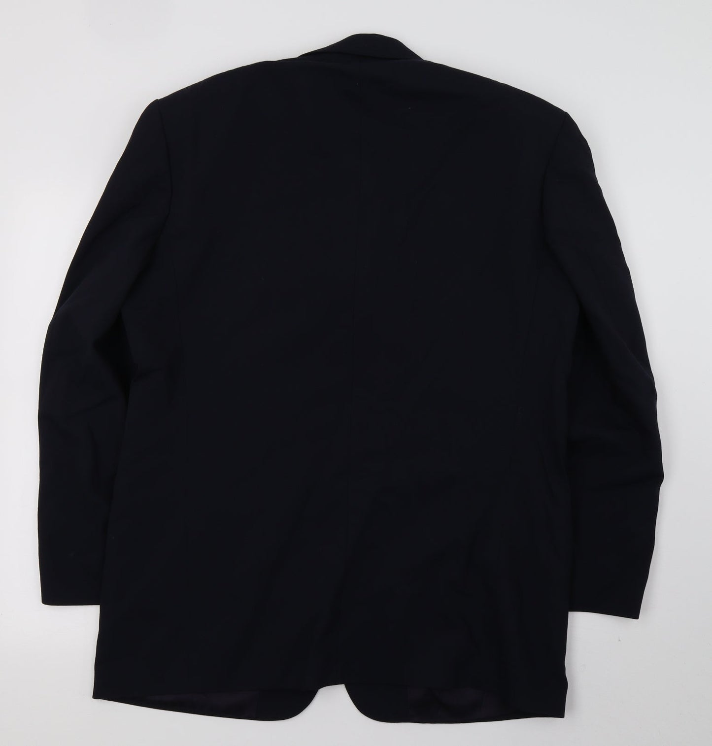 David Moss Mens Blue   Jacket Suit Jacket Size L