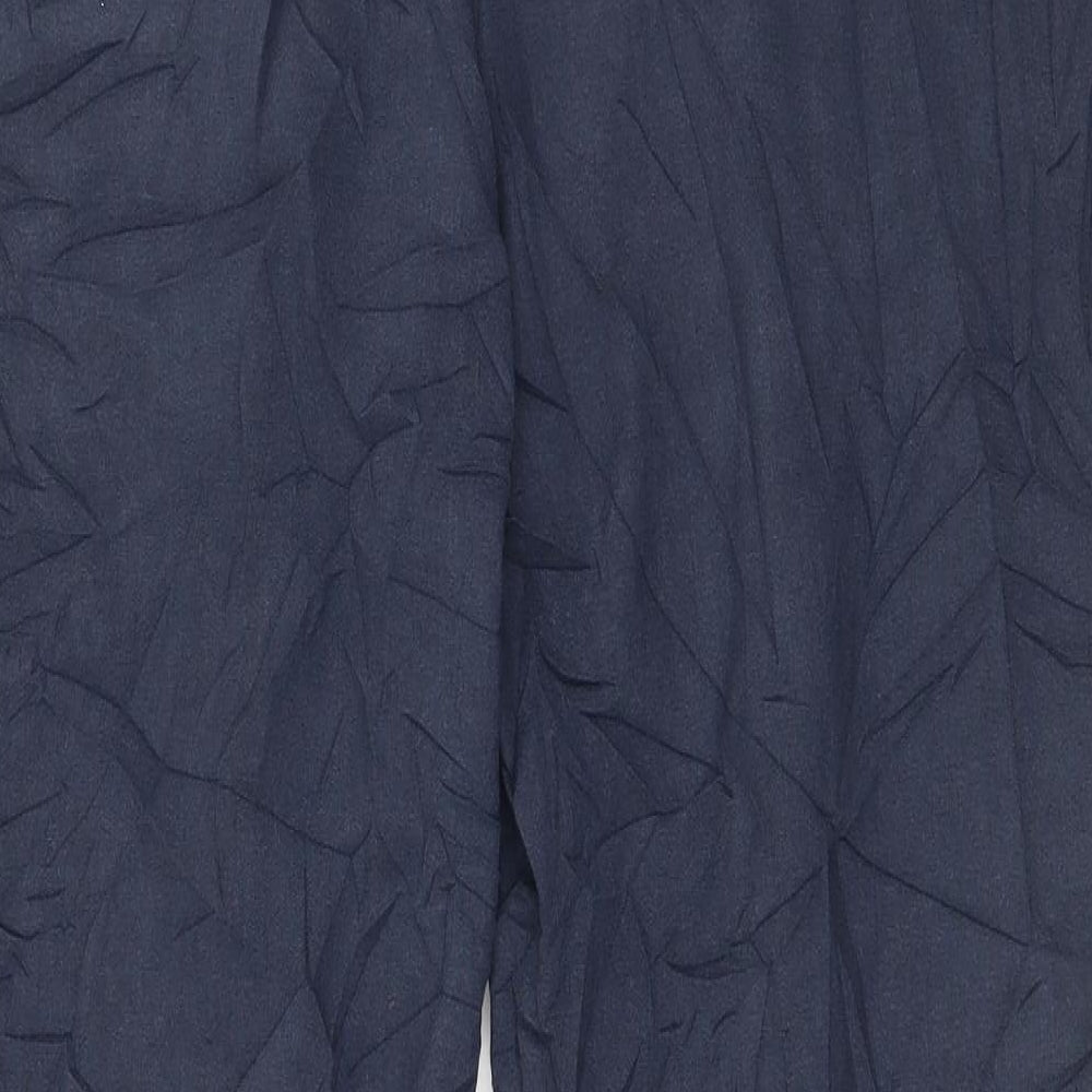 M&Co Womens Blue   Trousers  Size 12 L29 in