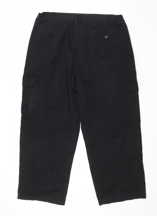 Black Knight Womens Black   Trousers  Size 36 in L25 in