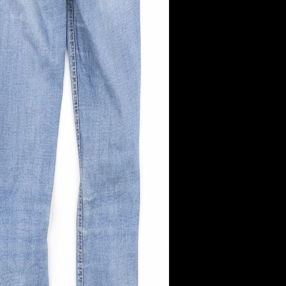 Matalan Womens Blue  Denim Skinny Jeans Size 8 L25 in