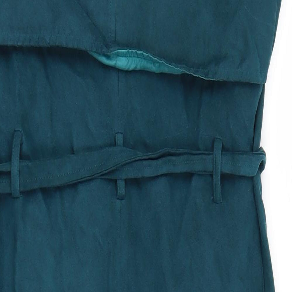 Missguided Womens Blue   Gilet Jacket Size 4