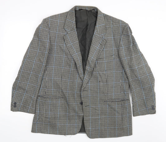 Brook Taverner Mens Green Striped  Jacket Suit Jacket One Size