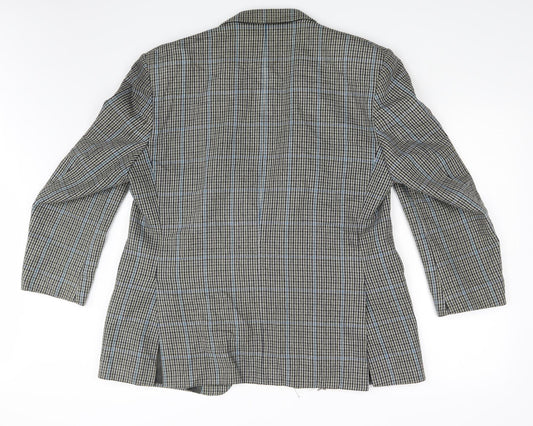 Brook Taverner Mens Green Striped  Jacket Suit Jacket One Size