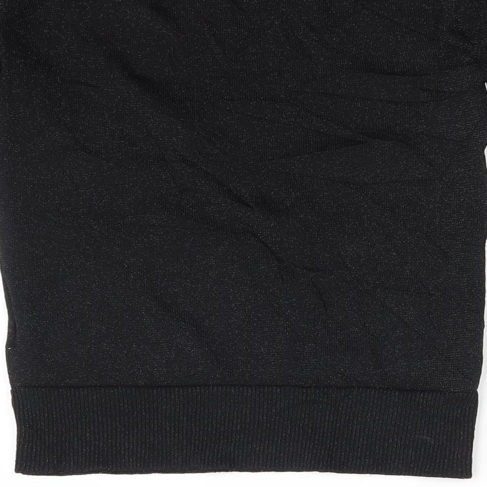 Warehouose Womens Black   Pullover Sweatshirt Size 8