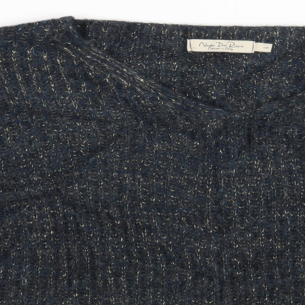 Nada del Riccio Womens Blue   Pullover Jumper Size L