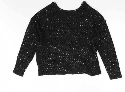 Vera Moda` Womens Black   Pullover Jumper One Size