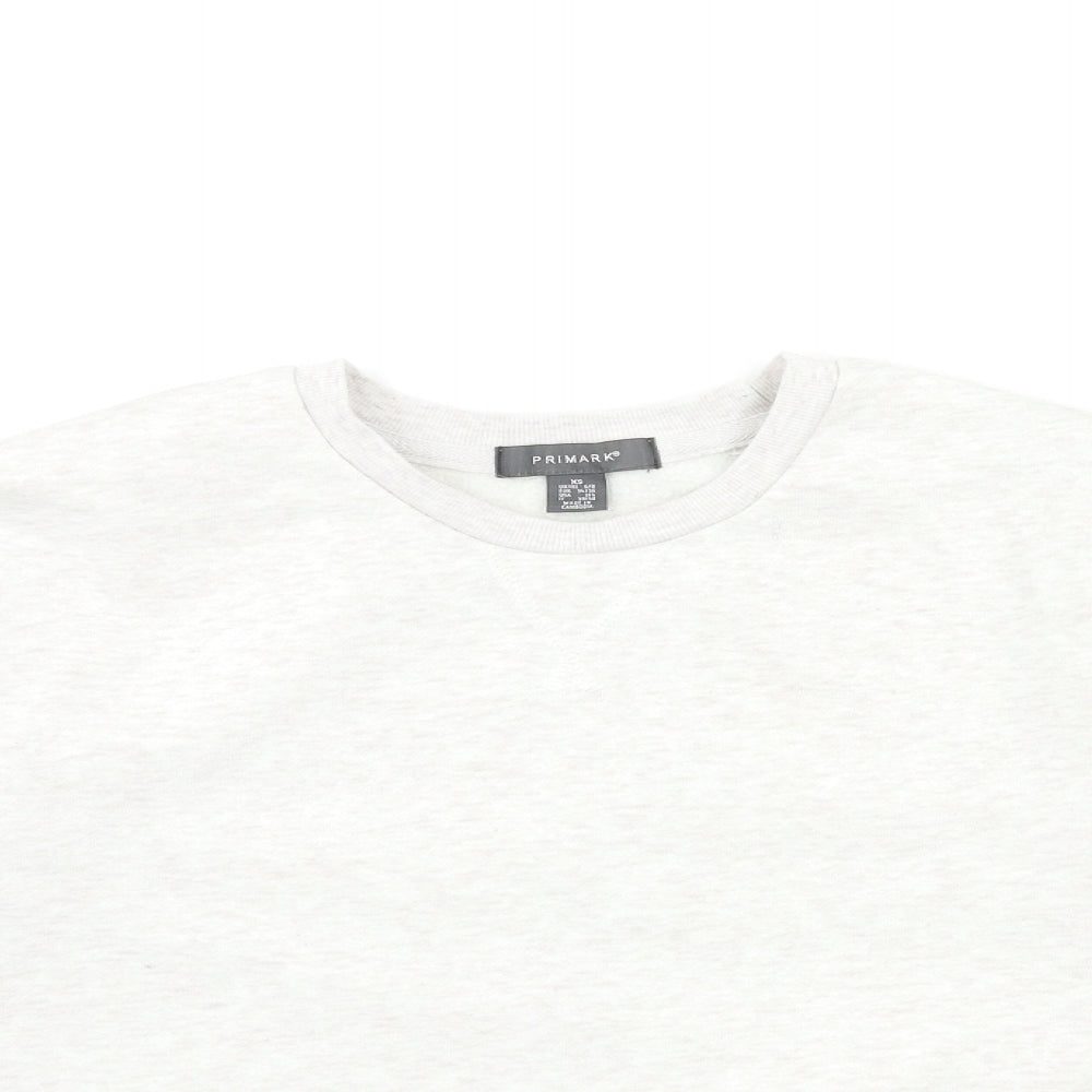 Primark Womens Grey   Pullover Sweatshirt Size 6