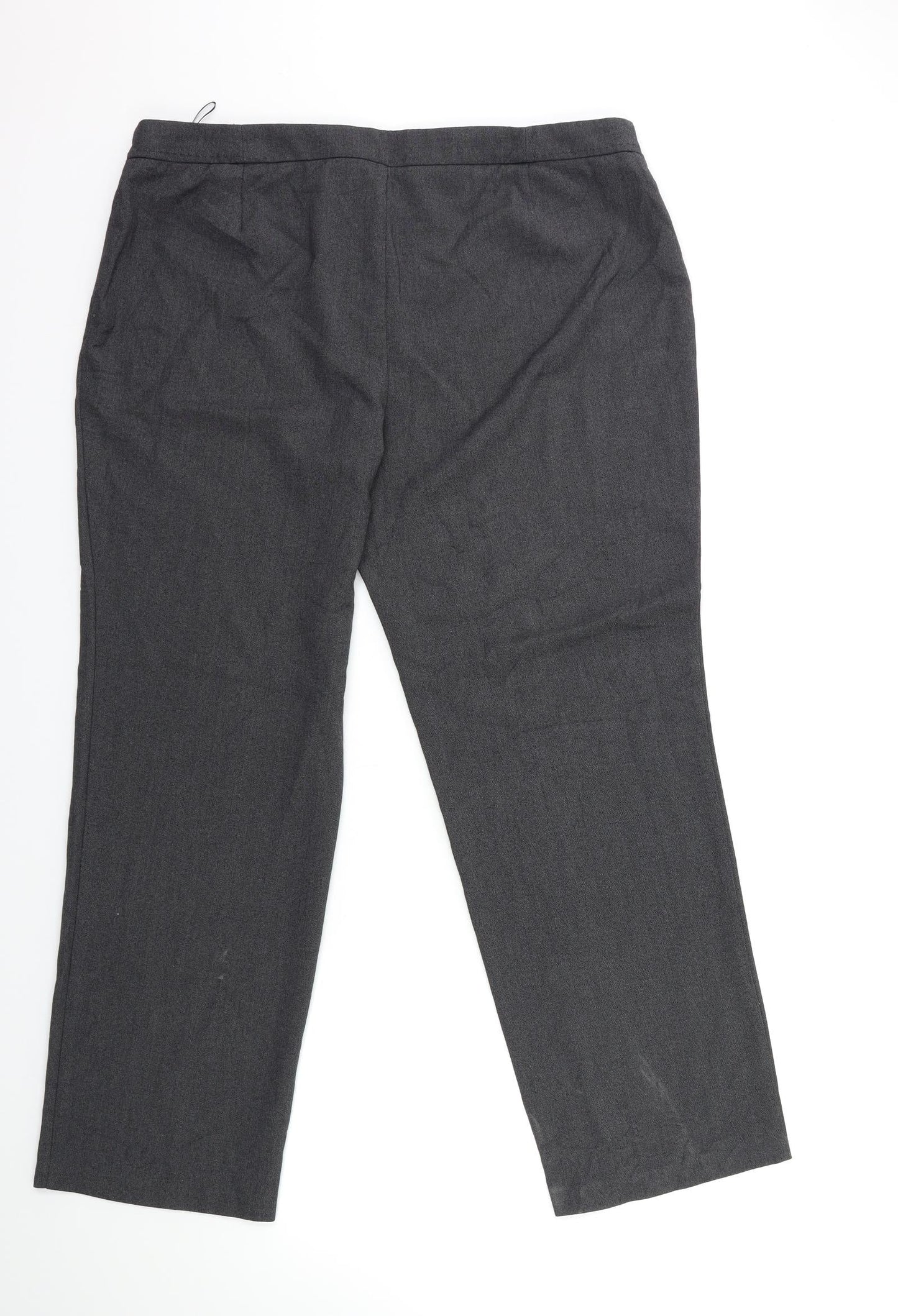 Marks and Spencer Womens Grey   Trousers  Size 16 L28 in