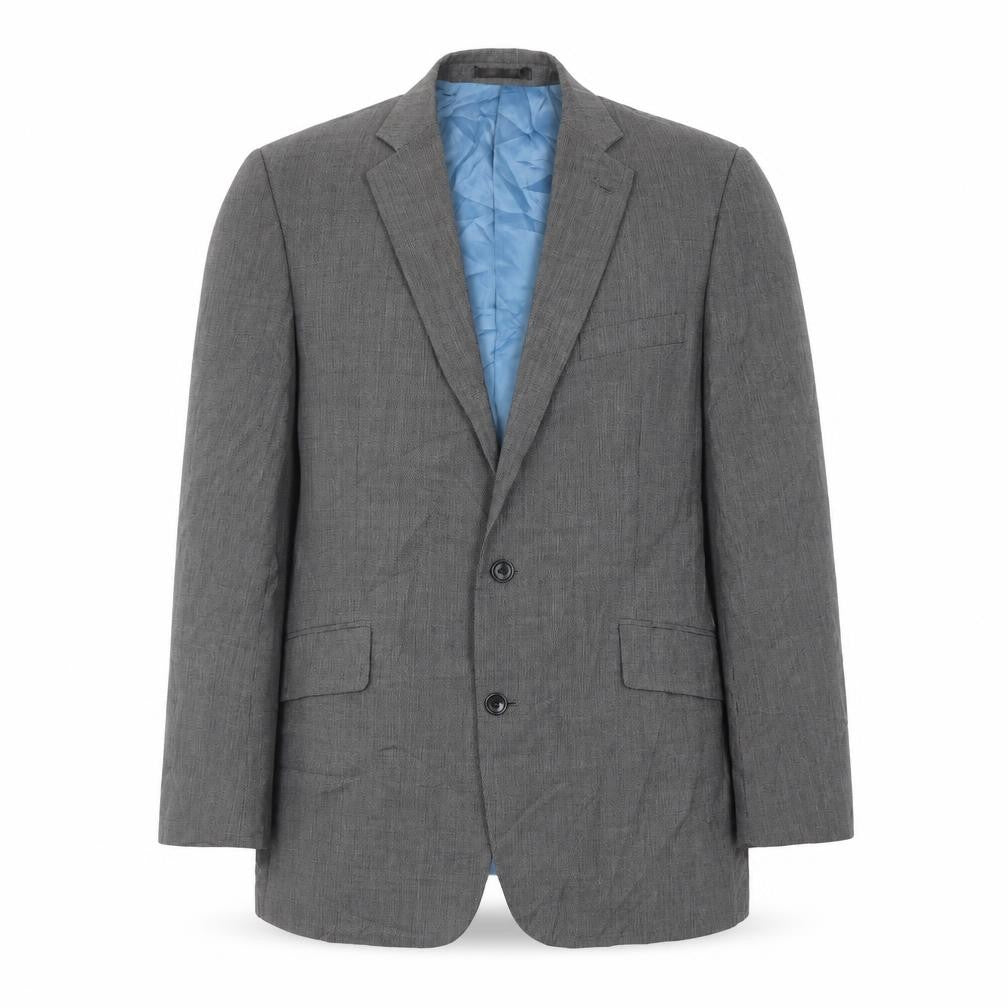 Mens 42 Chest Regular Fellini Grey Two-Button