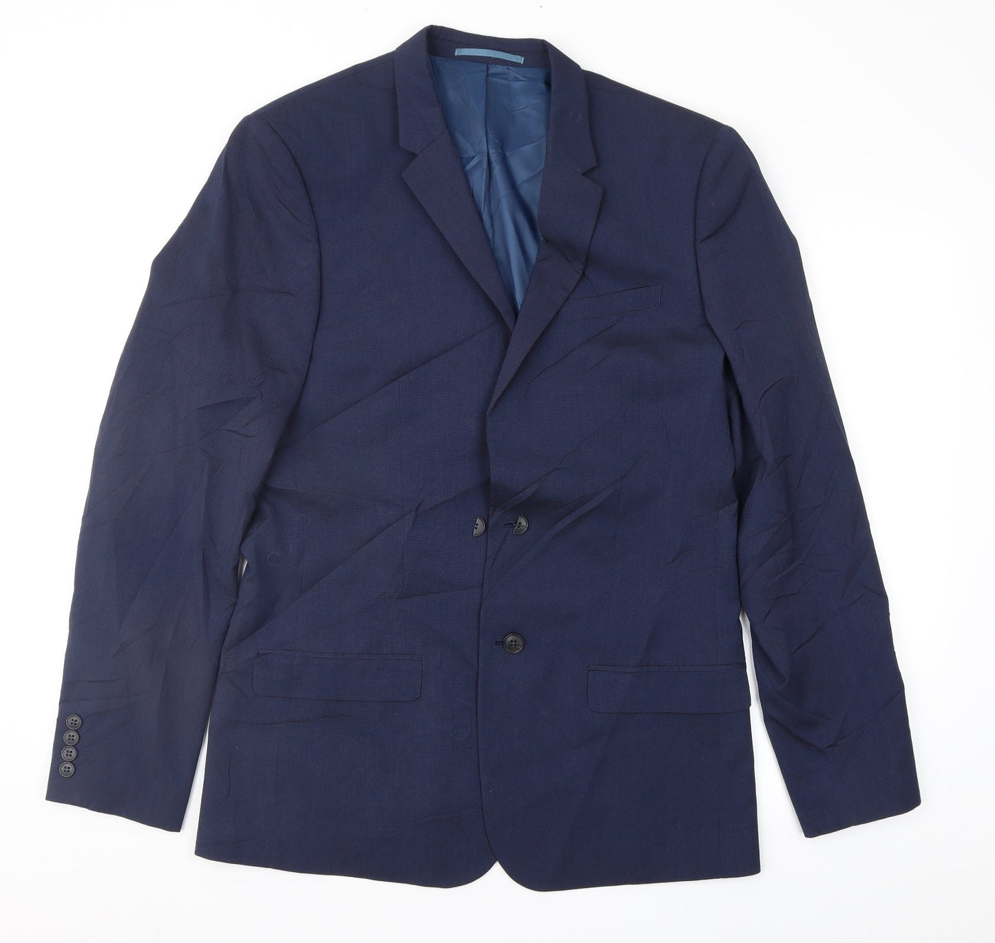 River Island Mens Blue   Jacket Suit Jacket Size 40