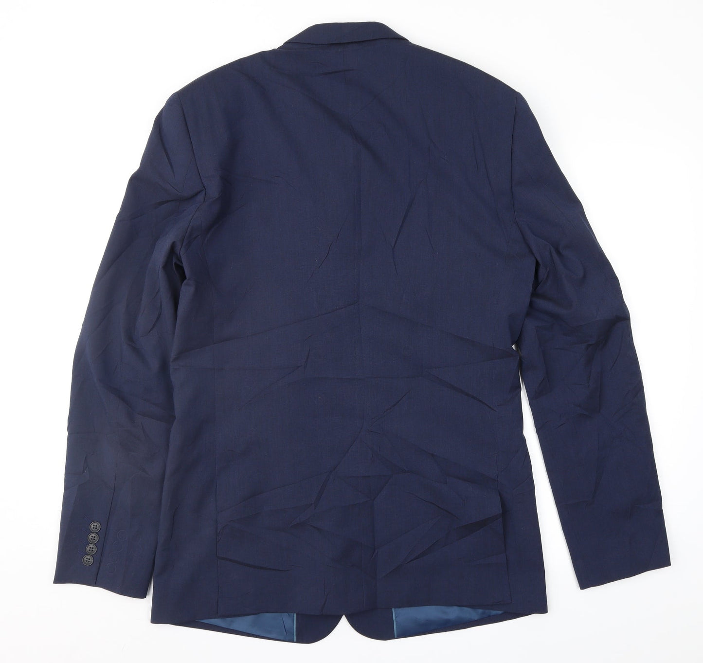 River Island Mens Blue   Jacket Suit Jacket Size 40