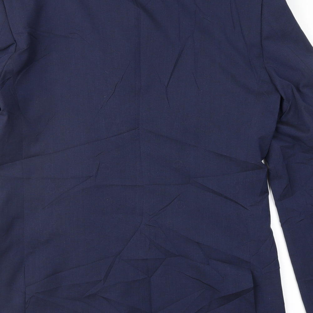 River Island Mens Blue   Jacket Suit Jacket Size 40
