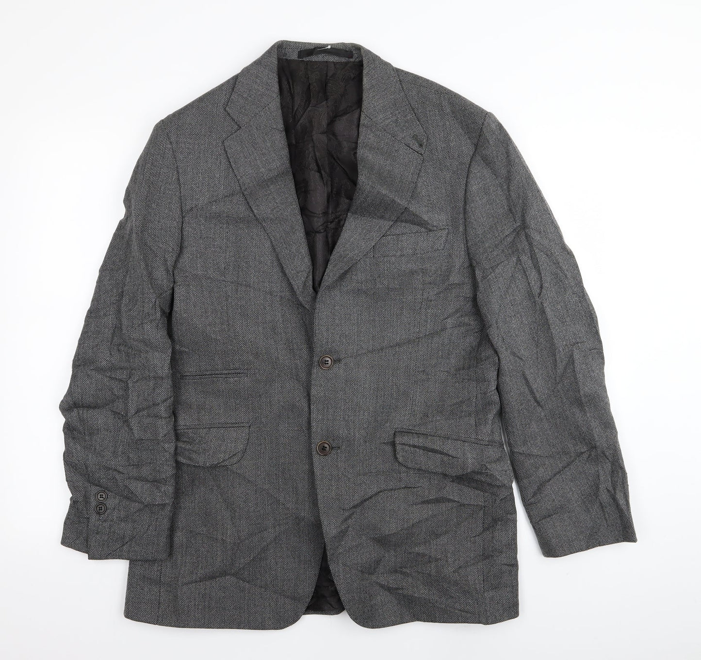 M&S Mens Grey   Jacket Blazer Size 40