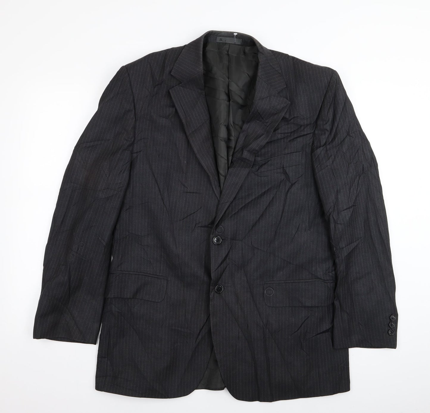 BHS Mens Grey Striped  Jacket Blazer Size 42
