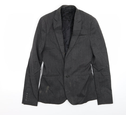 ASOS Mens Grey   Jacket Blazer Size 34