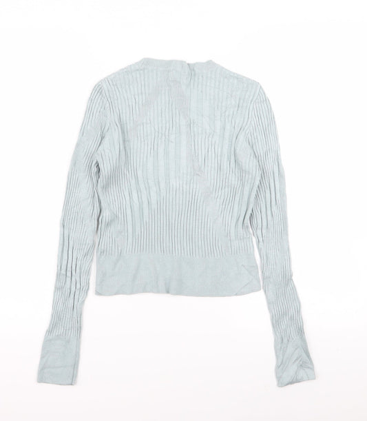 Topshop Womens Blue   Basic T-Shirt Size 10