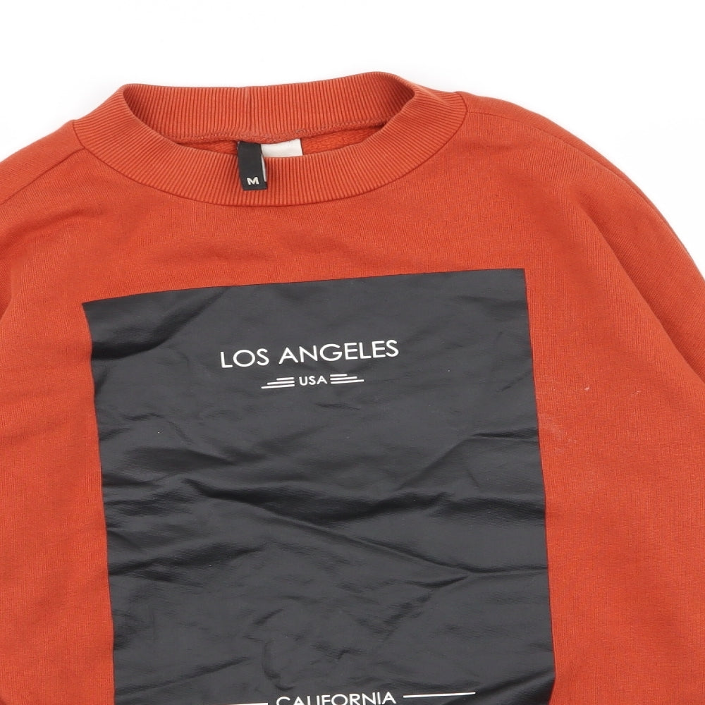 Divided by H&M Womens Orange   Pullover Jumper Size M
