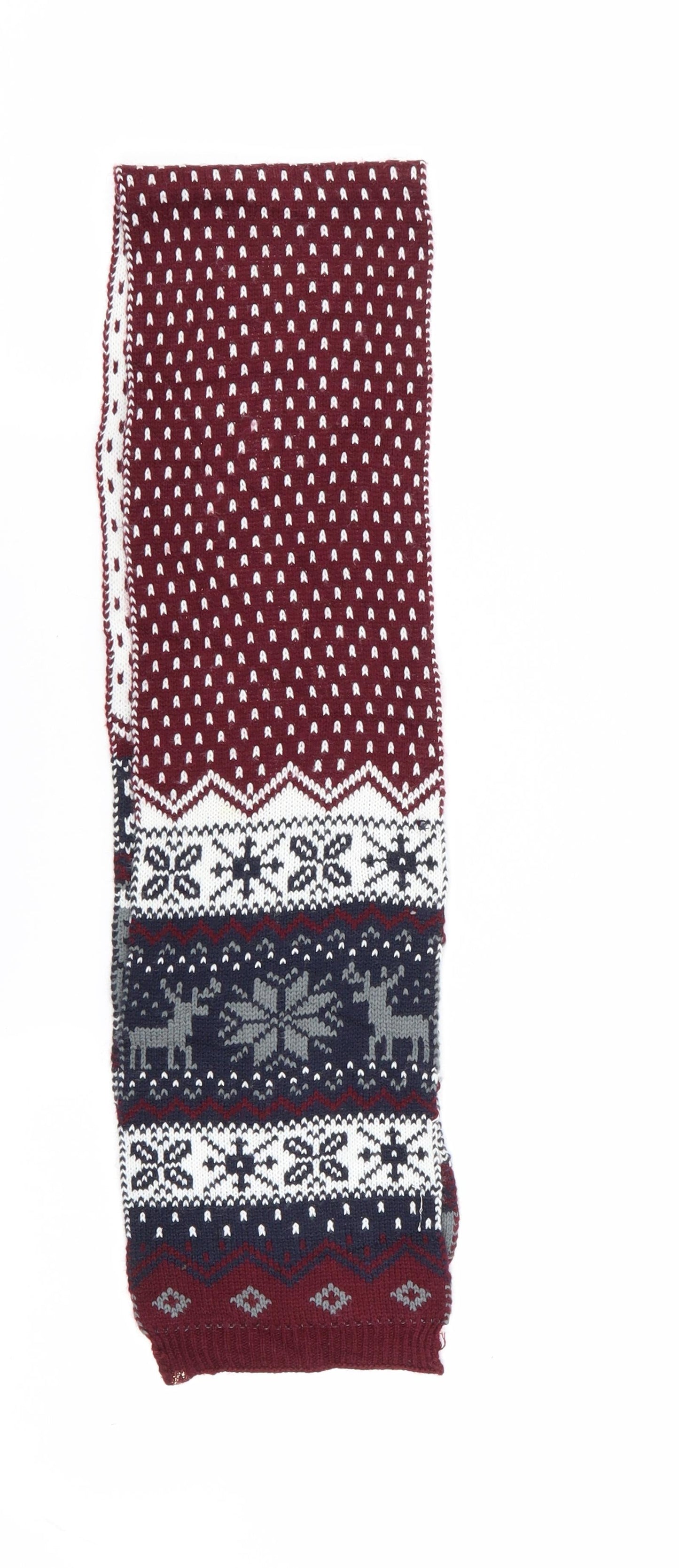 Preworn Boys Multicoloured Geometric  Scarf  One Size