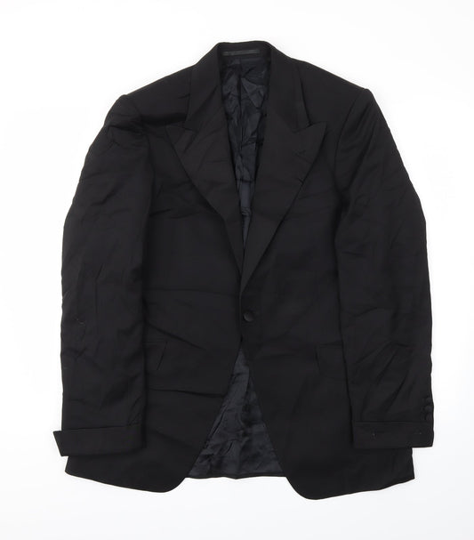 Preworn Mens Black   Jacket Blazer Size 40