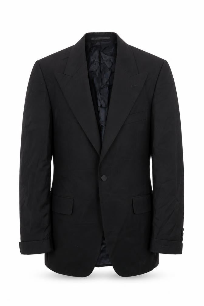 Preworn Mens Black   Jacket Blazer Size 40