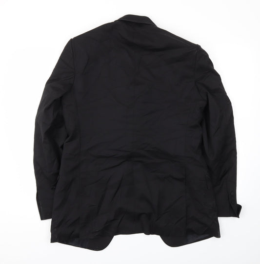 Preworn Mens Black   Jacket Blazer Size 40