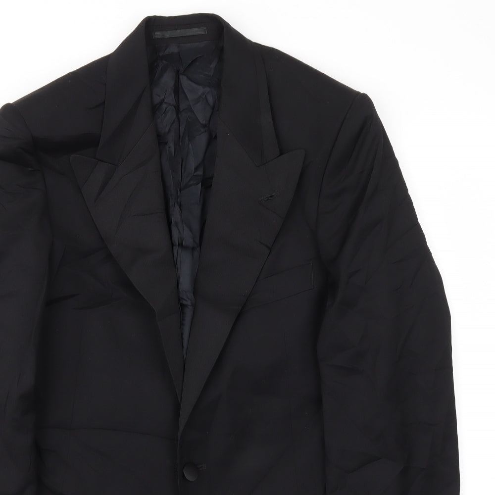 Preworn Mens Black   Jacket Blazer Size 40